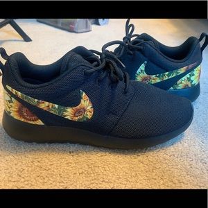 Sunflower Nike Sneakers